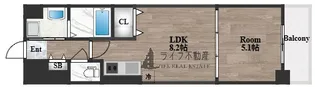 パインリッチ【6階】の間取り