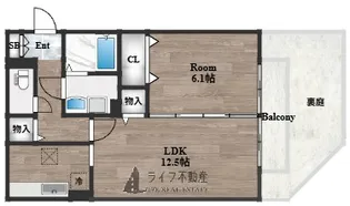 アルカーディア【2階】の間取り