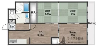 エトワールハイム川本【5階】の間取り