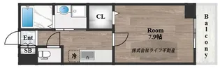 ネオ・グランツ高井田【6階】の間取り