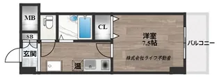 サンピリア小阪【5階】の間取り