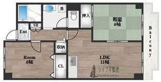 ハイツクレセント【4階】の間取り