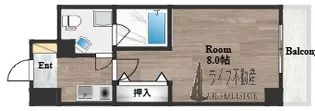 プラディオ徳庵セレニテ【6階】の間取り