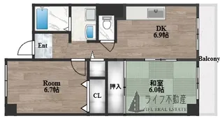 プロスペール玉津【2階】の間取り