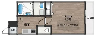 フジパレス高井田西Ⅴ番館【1階】の間取り
