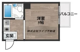 エアリーコート小阪【3階】の間取り