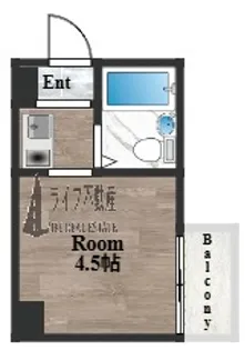 エアリーコート【6階】の間取り