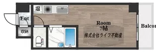 セントラルパーム【401号室】の間取り