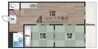 メゾン大和枚岡【3階】の間取り