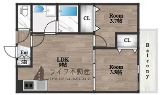 D porta granz【1階】の間取り