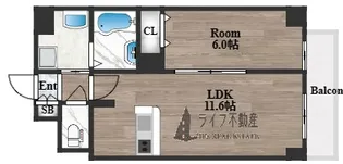 Avenir 新深江【10階】の間取り