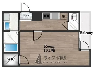 フジパレス高井田西I番館【1階】の間取り