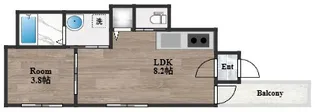 yumaison west【3階】の間取り