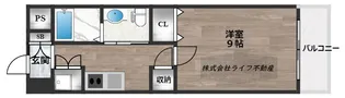 インパレス小阪【5階】の間取り