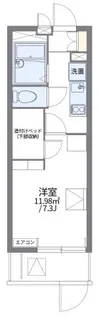 レオパレスサウスリー【1階】の間取り