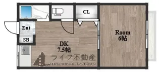 金沢マンション【3階】の間取り