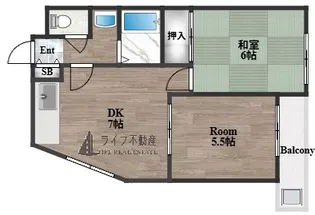 クレイドウル中野【4階】の間取り