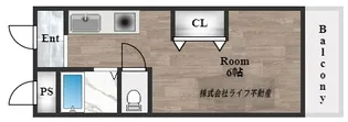ベルハイム小阪【2階】の間取り