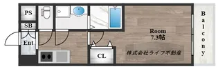 プロシード深江橋【7階】の間取り