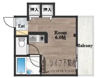サンライフ東花園【3階】の間取り