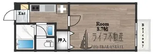Grand Chariot A【1階】の間取り