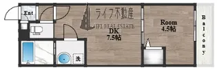 ALEGRIA鴻池新田【3階】の間取り