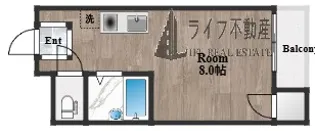 セトルイン【2階】の間取り