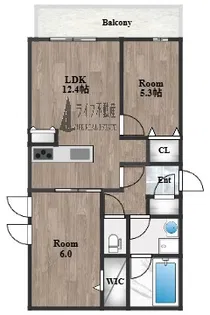 VILLA PARASORE【2階】の間取り