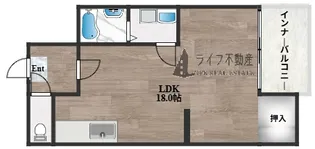 ルネシャレード【1階】の間取り