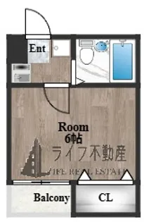 バーナード2【1階】の間取り