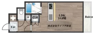 リュミエールイースト【2階】の間取り
