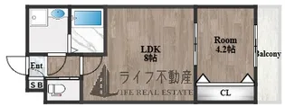 H-maizon大蓮南Ⅱ【3階】の間取り
