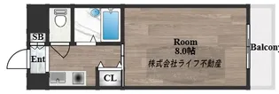 アベニューリップル長田Ⅱ【2階】の間取り