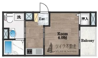 CRASTINE大蓮北4丁目A【2階】の間取り