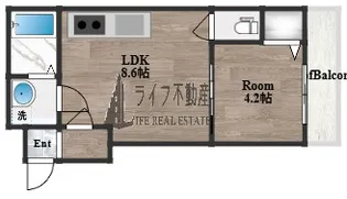 Good Life小阪本町【3階】の間取り