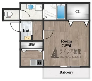 メゾングローブ【2階】の間取り