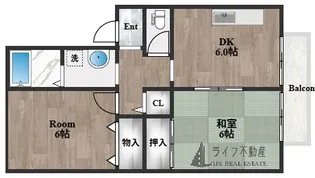 コンフォートK’s【2階】の間取り