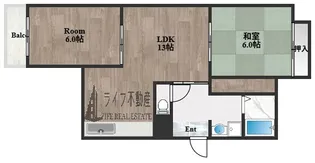 Daito building【7階】の間取り
