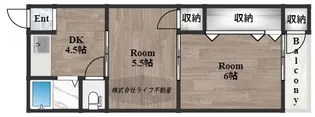 HY宝持マンション【106号室】の間取り