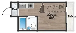 ハイマンマンション【4階】の間取り