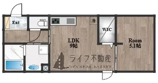 ラピスラズリ【2階】の間取り