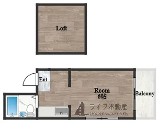 ケープロフト【3階】の間取り