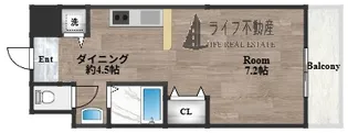 ヴェール・カステージュ深江北【4階】の間取り