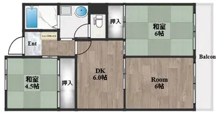 サーティ西尾【5階】の間取り