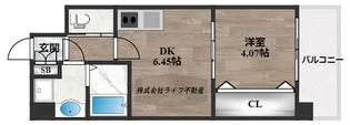 プレジオ布施EURO【8階】の間取り