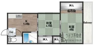 コーポ村井【2階】の間取り