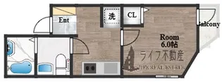 ザ・シティ大今里【2階】の間取り