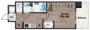 プレサンス森ノ宮THEゲート【8階】の間取り