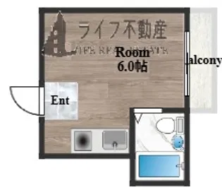美和コーポ加納【3階】の間取り