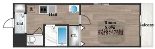 グランディ小阪【6階】の間取り